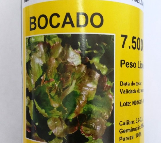 Semente Alface Bocado (Vilmorin) - 7.500 sementes